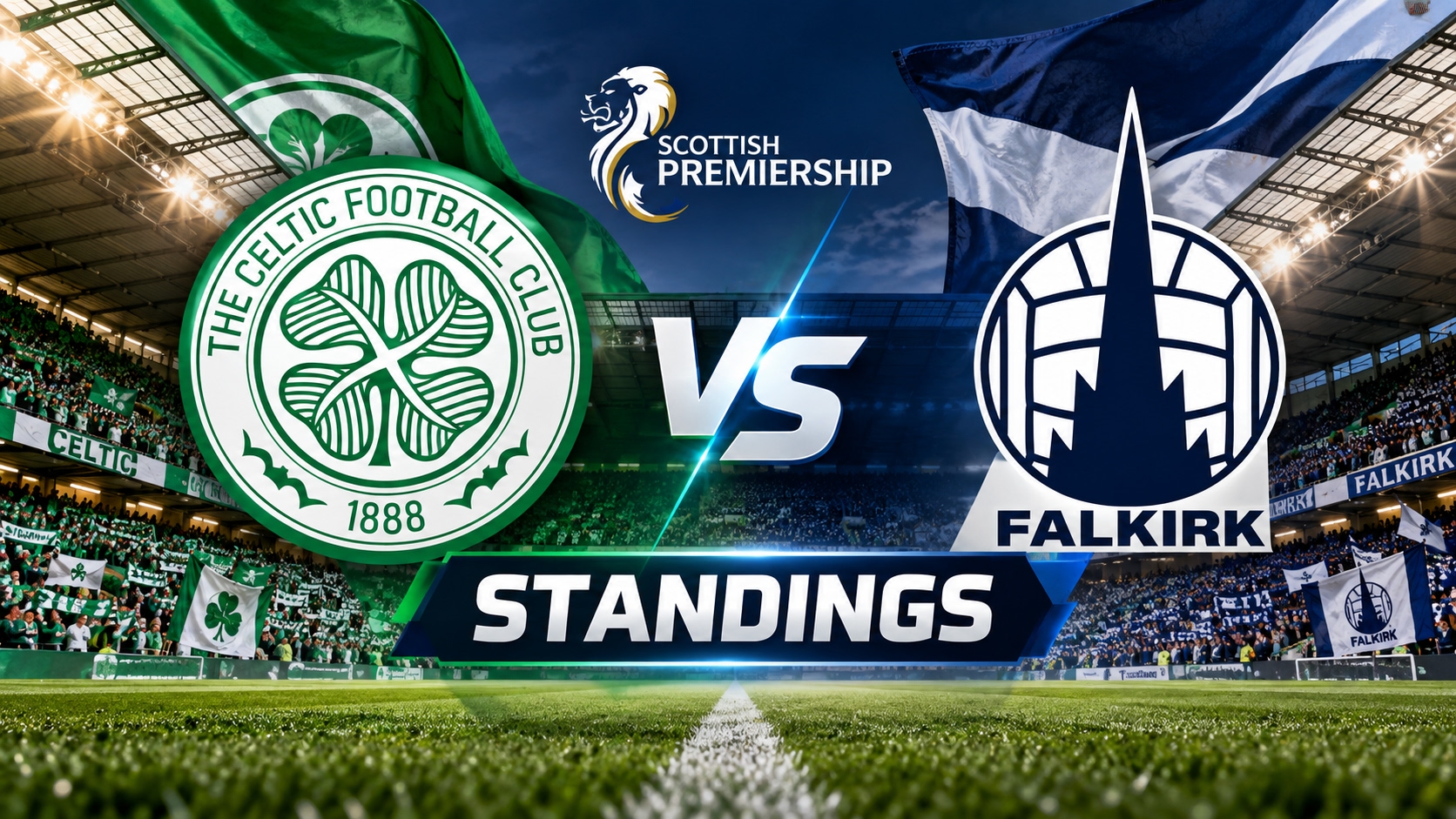 celtic f.c. vs falkirk f.c. standings