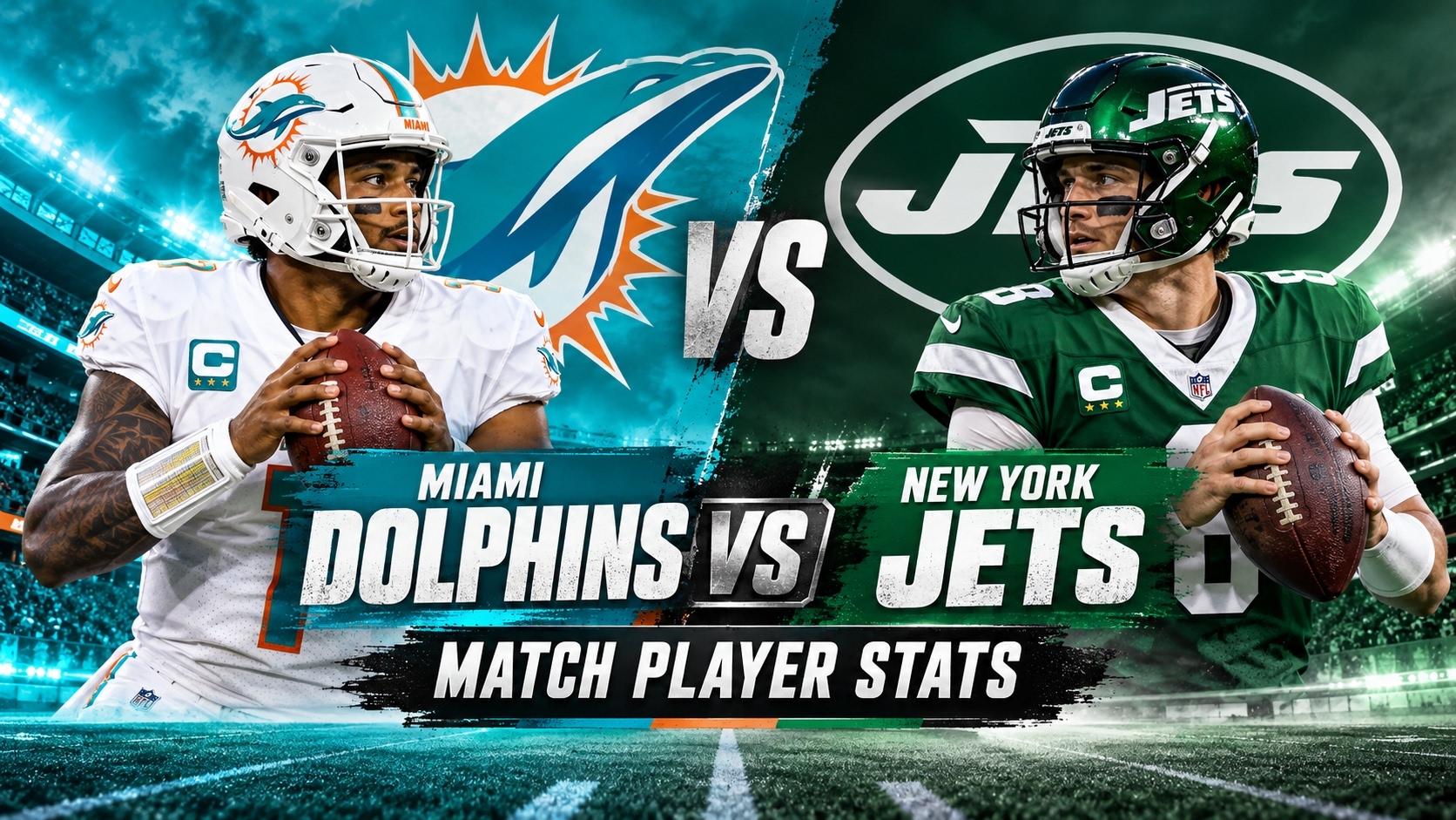 miami dolphins vs new york jets match player stats