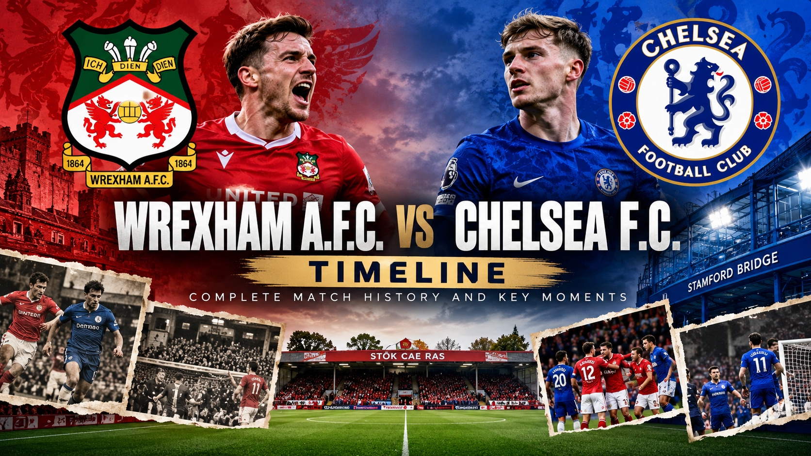 wrexham a.f.c. vs chelsea f.c. timeline